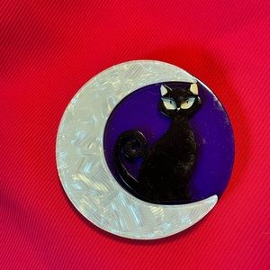 Halloween Cat Brooch Erstwilder